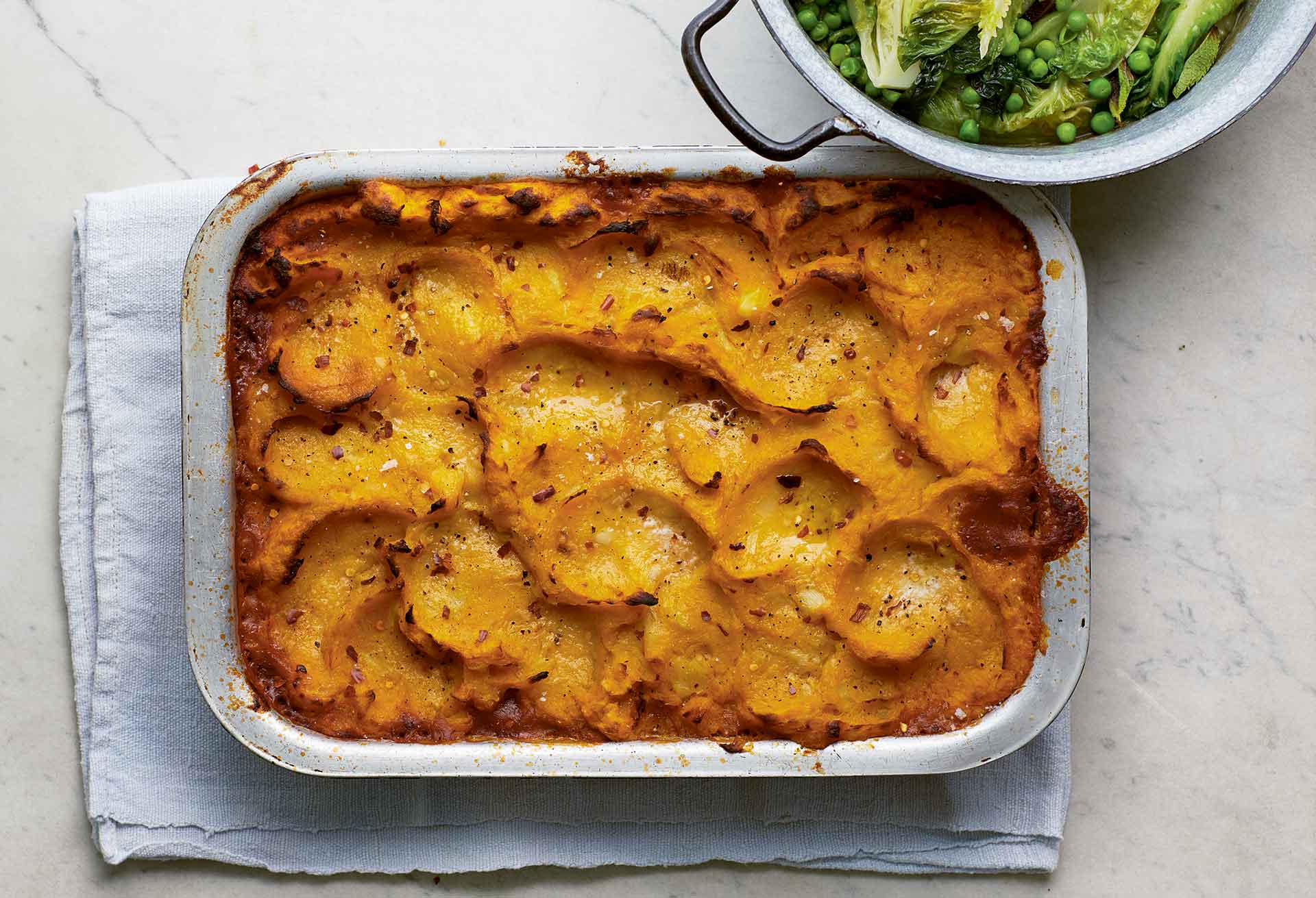 Eco-friendly cooking with Spiced Shepherdess Pie from "Eat Green"