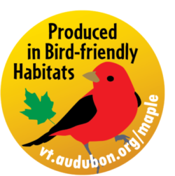 maple audubon label for bird friendly