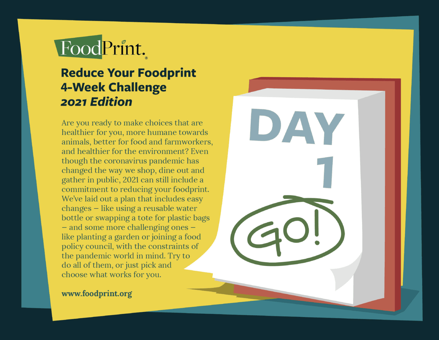 Adopt Sustainable Food Practices with This 4Week Challenge FoodPrint