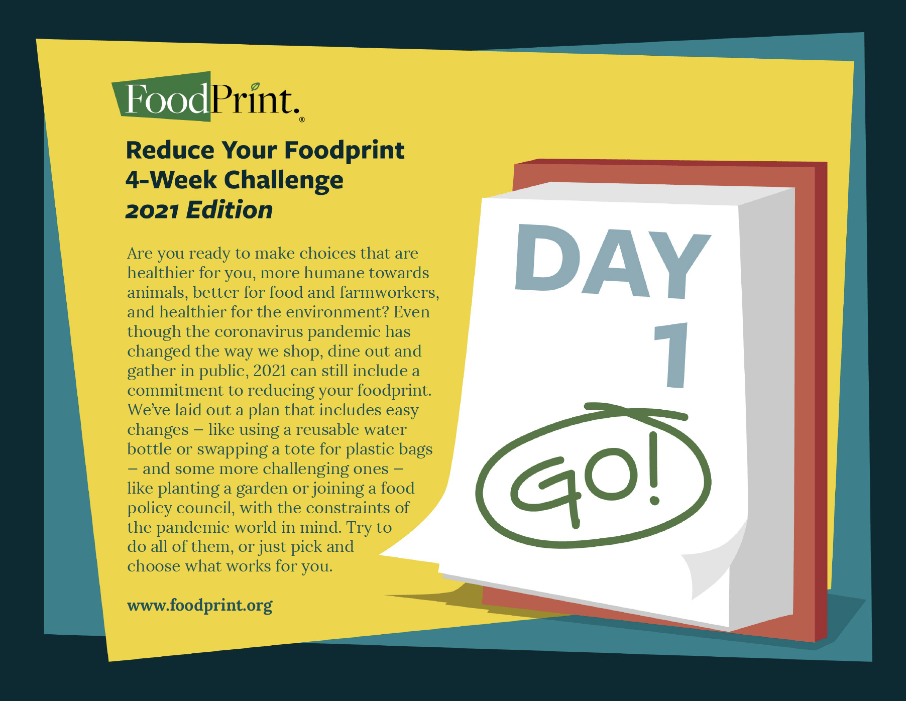 Adopt Sustainable Food Practices with This 4Week Challenge FoodPrint