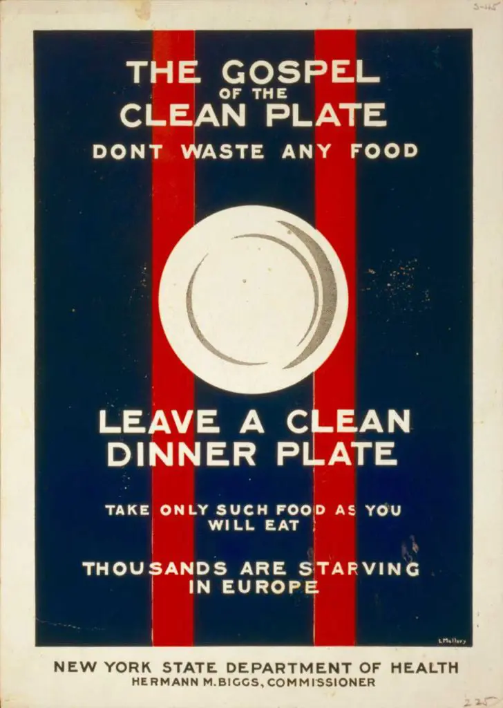 USDA food waste poster