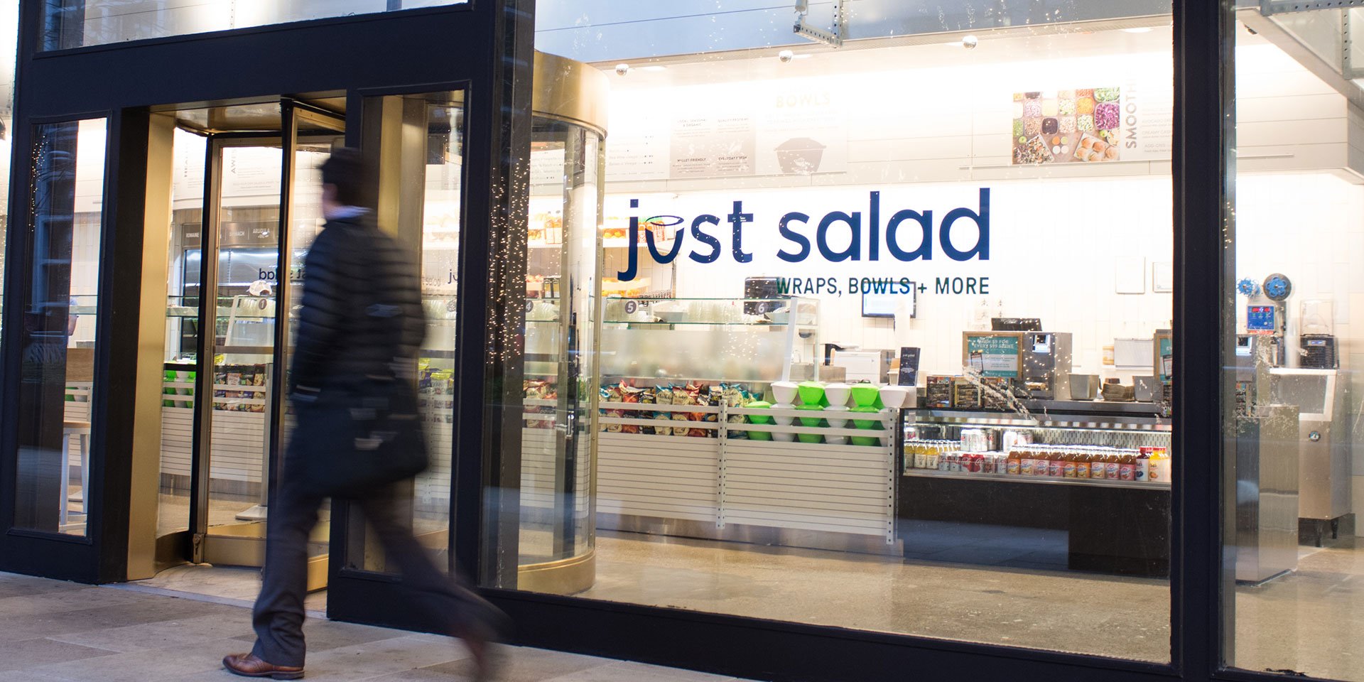 reusable serviceware now available at Just Salad