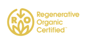 regenerative organic certified seal in gold