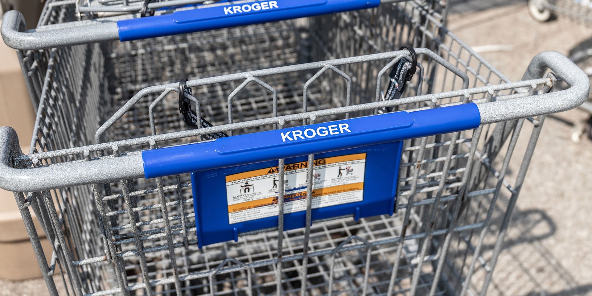 Kroger grocery cart