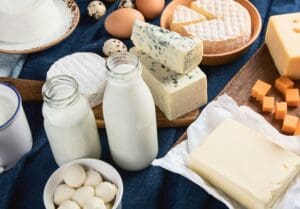 different types of cheese and dairy
